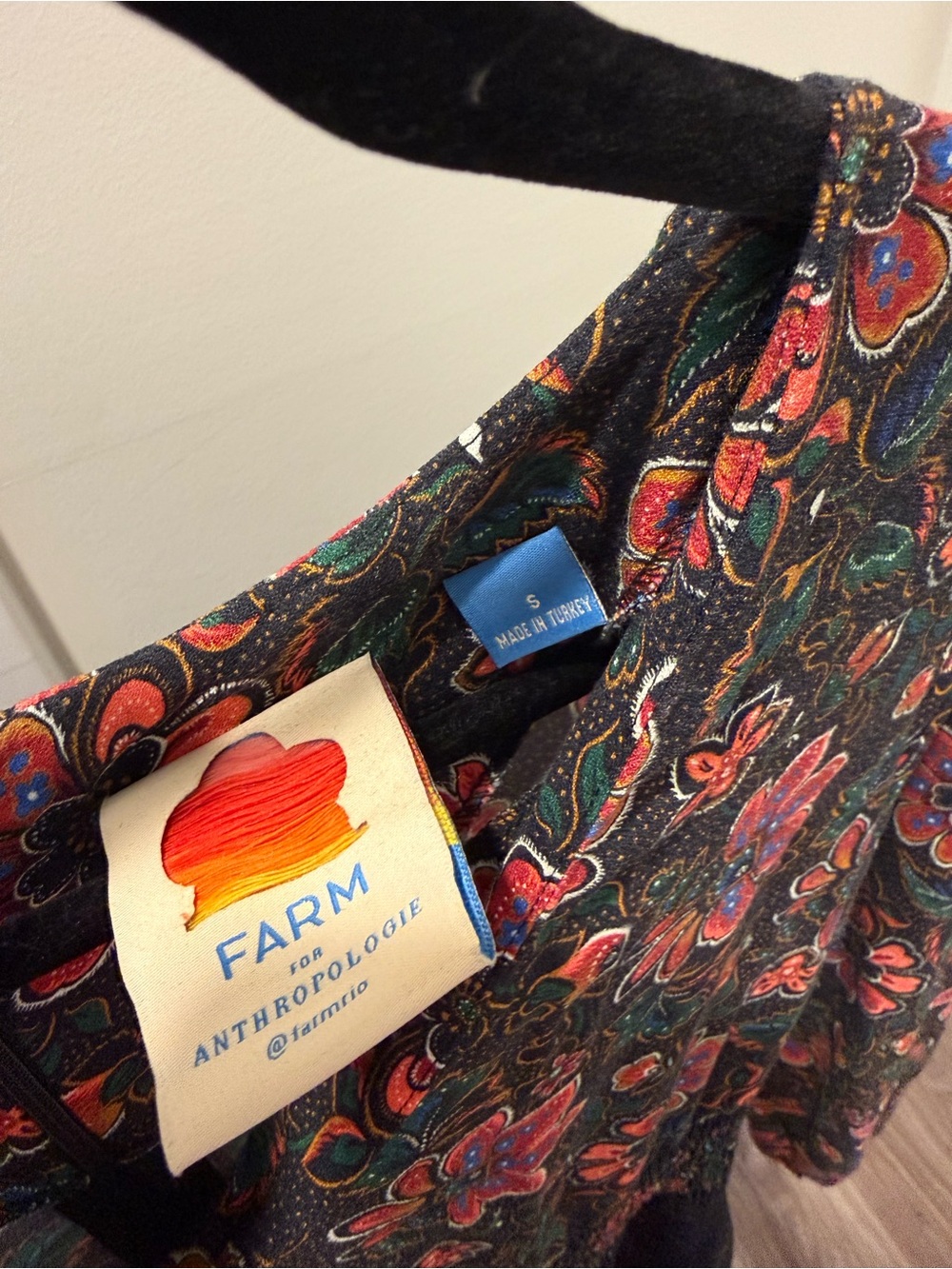 FARM Rio Navy Wide-Leg Floral Jumpsuit with Pink Accents - Picture 8 of 8